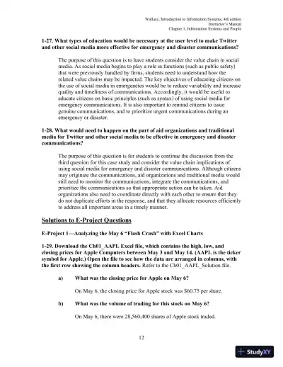 Solution Manual for Introduction to Information Systems, 4th Edition - Page 13 preview image