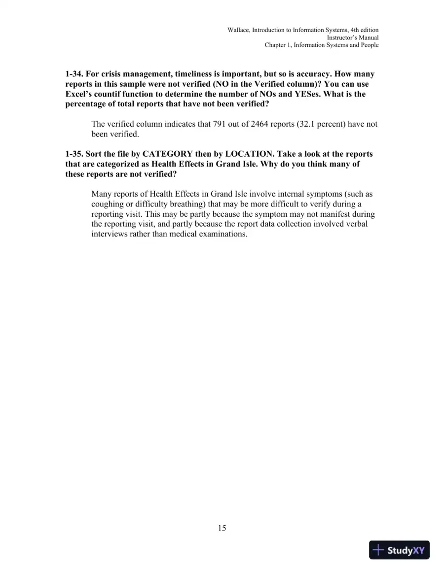 Solution Manual for Introduction to Information Systems, 4th Edition, page 16