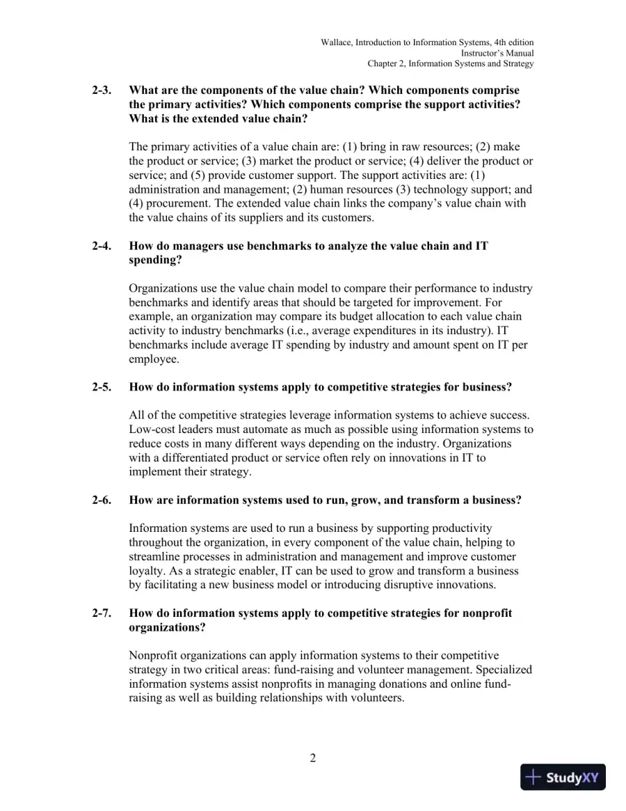 Solution Manual for Introduction to Information Systems, 4th Edition, page 18