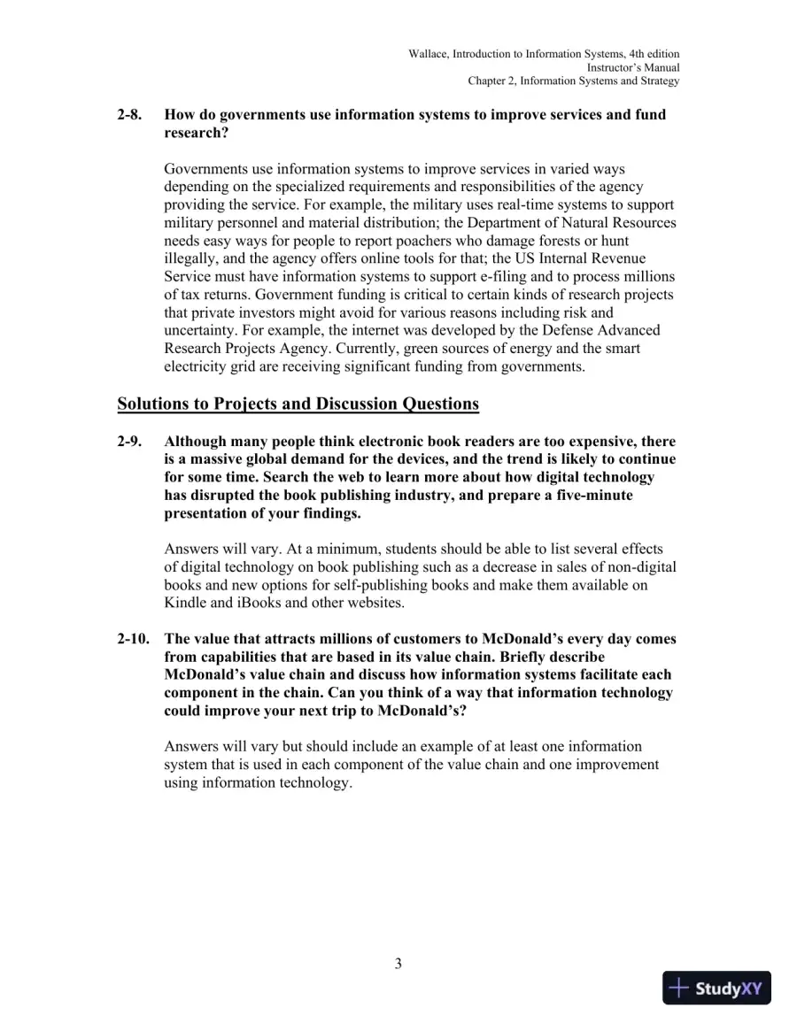 Solution Manual for Introduction to Information Systems, 4th Edition, page 19
