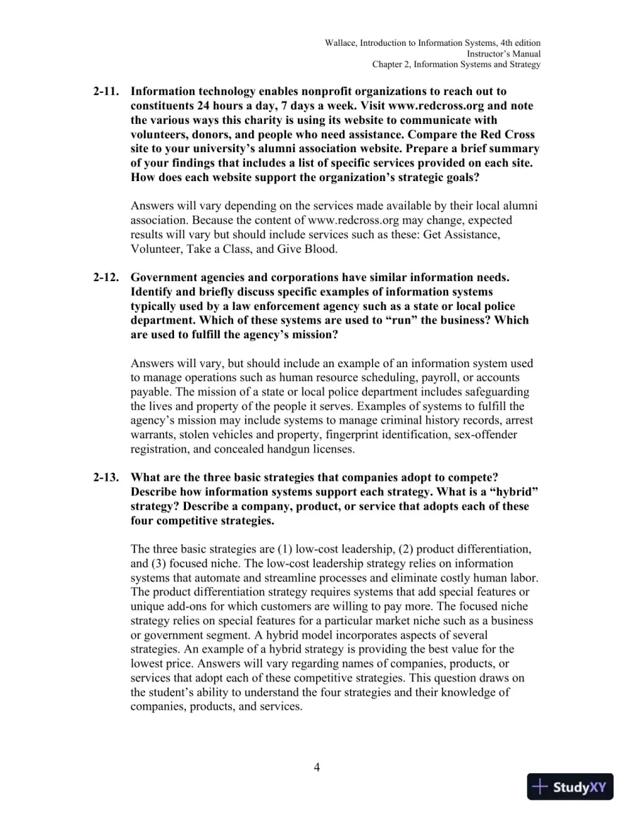 Solution Manual for Introduction to Information Systems, 4th Edition, page 20