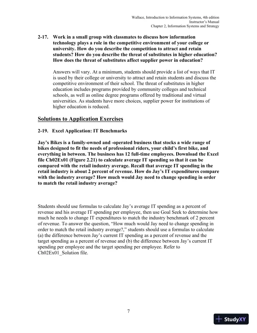 Solution Manual for Introduction to Information Systems, 4th Edition, page 23