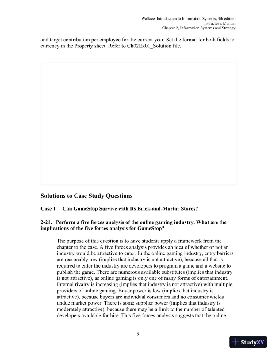 Solution Manual for Introduction to Information Systems, 4th Edition, page 25