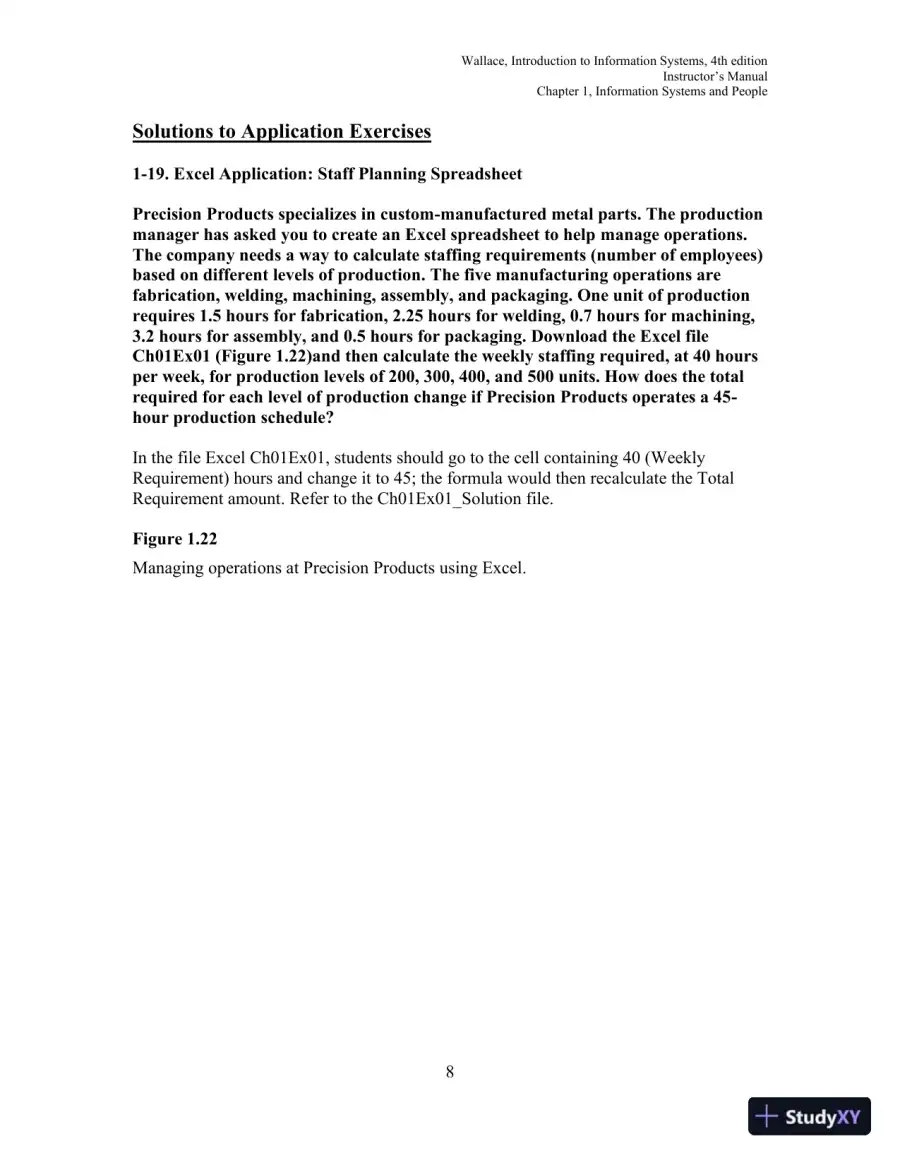 Solution Manual for Introduction to Information Systems, 4th Edition, page 9
