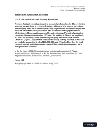 Solution Manual for Introduction to Information Systems, 4th Edition - Page 9 preview image