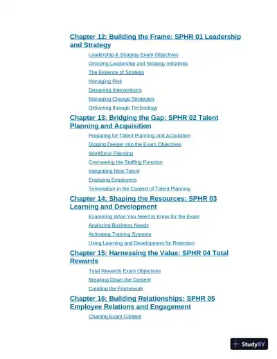 PHR/SPHR Exam For Dummies with Online Practice, 2nd Edition (2021) - Page 10 preview image