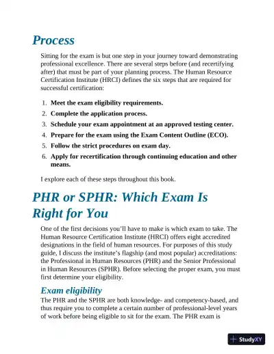 PHR/SPHR Exam For Dummies with Online Practice, 2nd Edition (2021) - Page 23 preview image