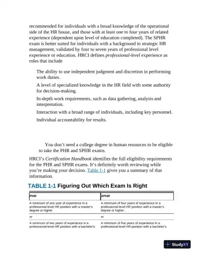 PHR/SPHR Exam For Dummies with Online Practice, 2nd Edition (2021) - Page 24 preview image