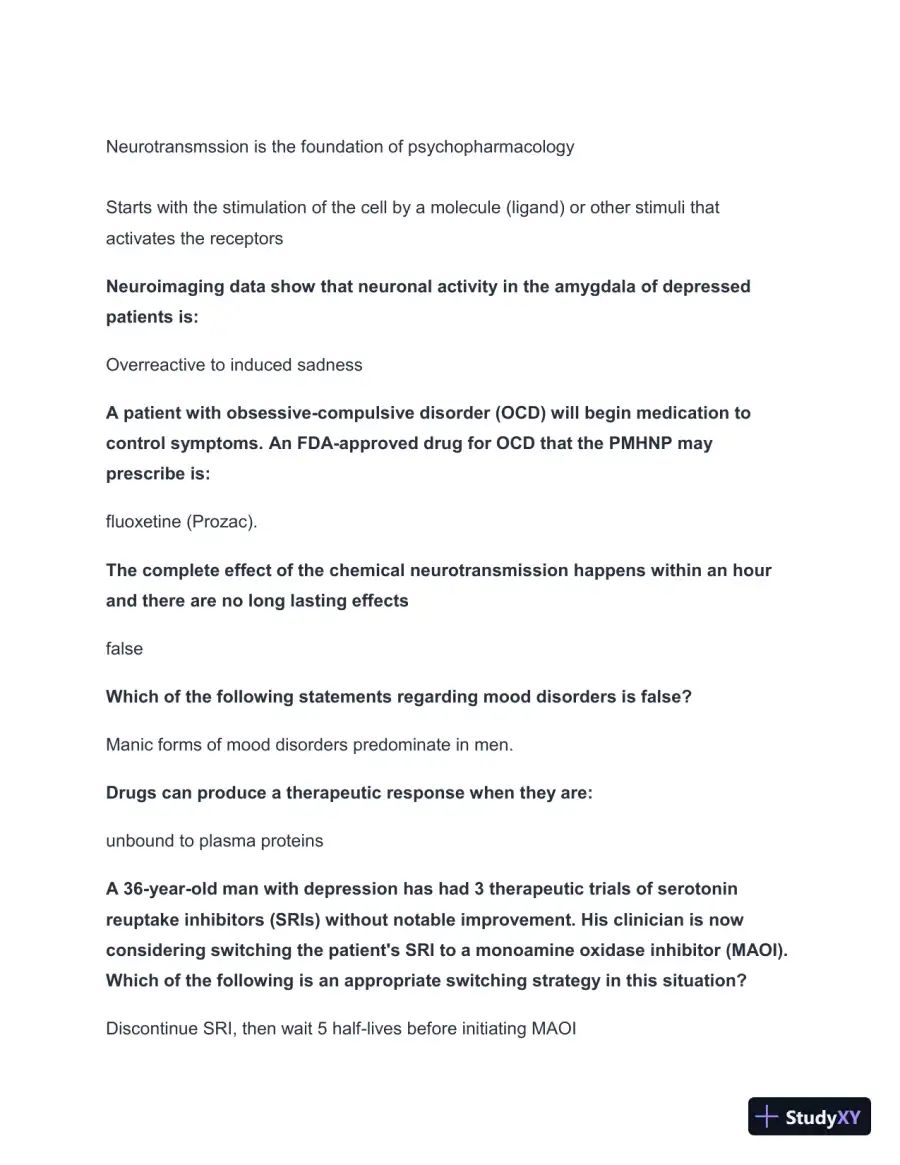 2024-2025 NR546 Midterm Review Practice Exam with Answers (108 Solved Questions), page 3
