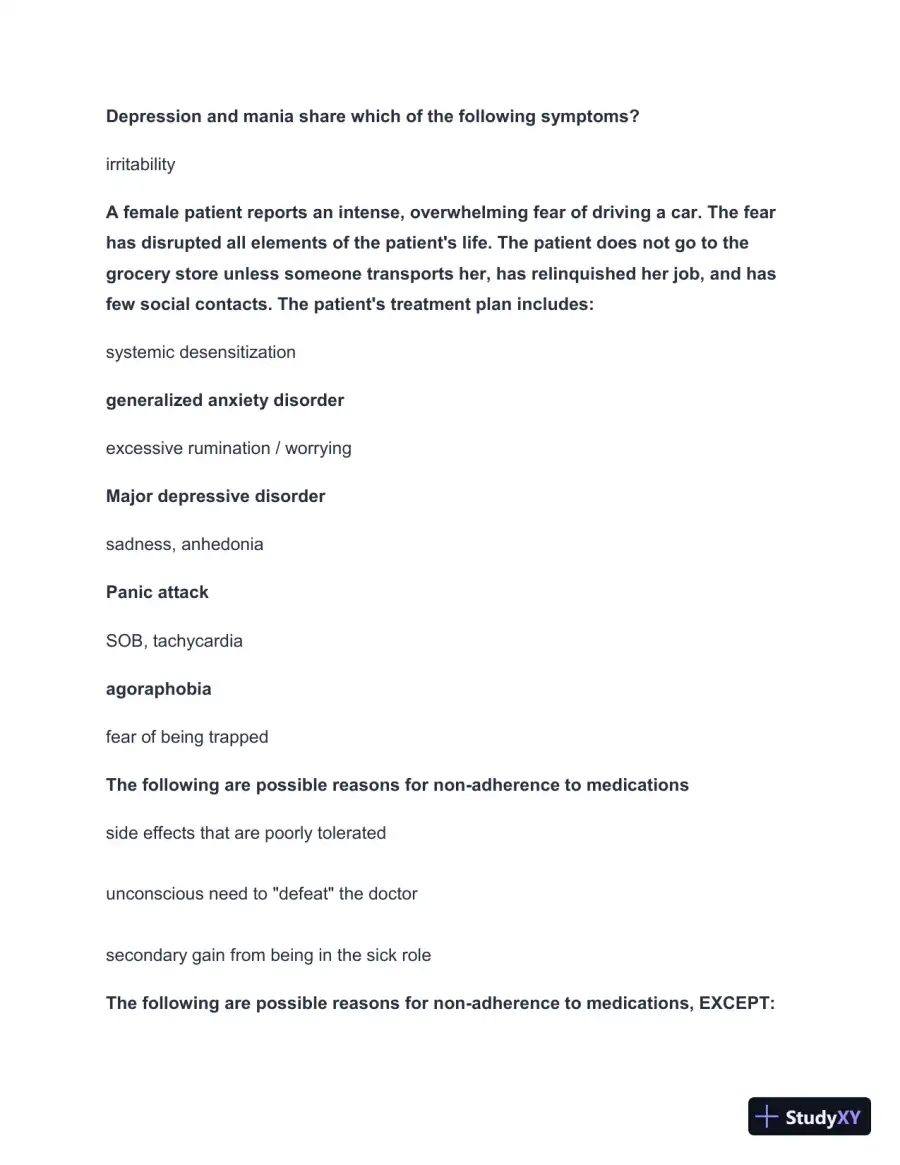 2024-2025 NR546 Midterm Review Practice Exam with Answers (108 Solved Questions), page 4