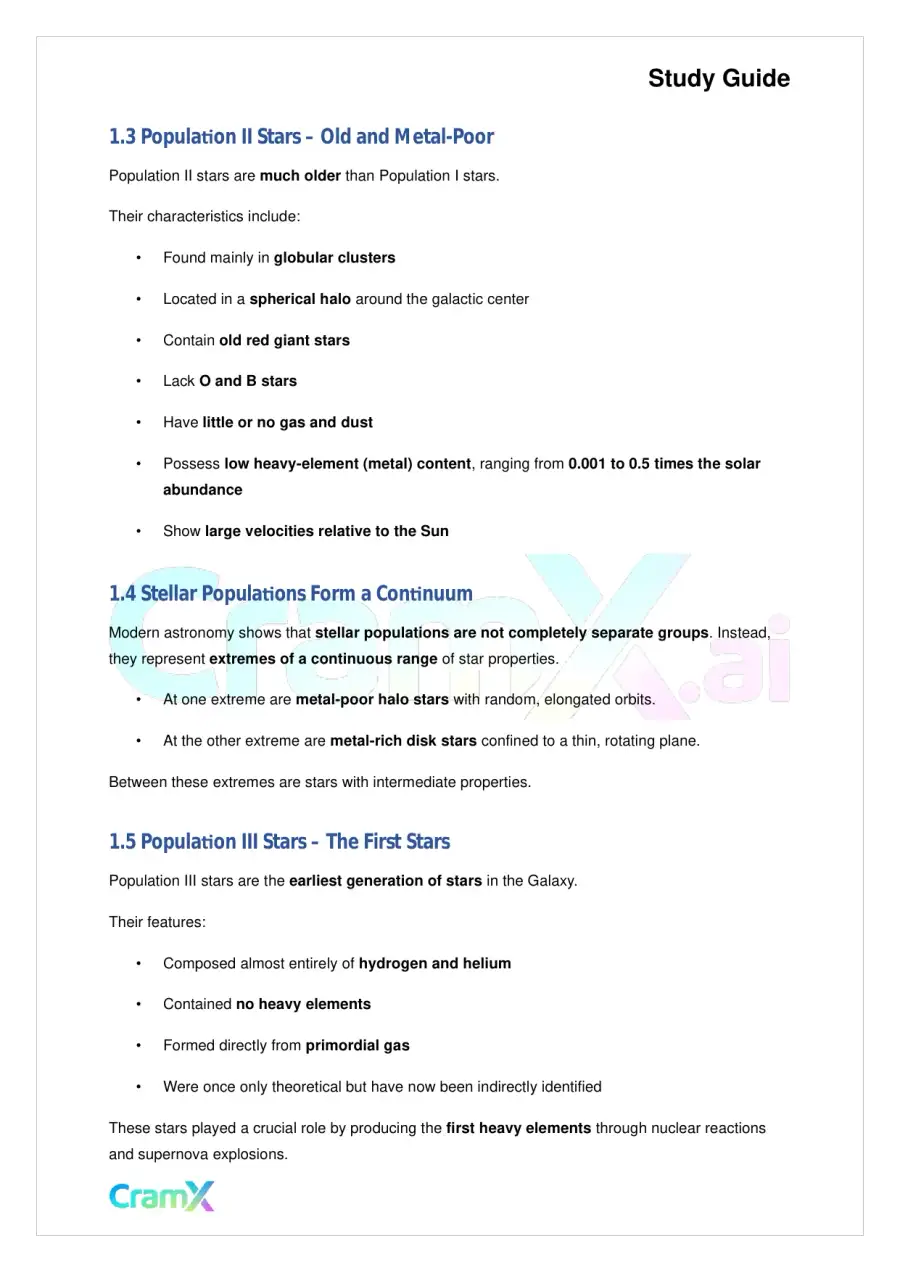 Astronomy - The Milky Way Galaxy, page 2