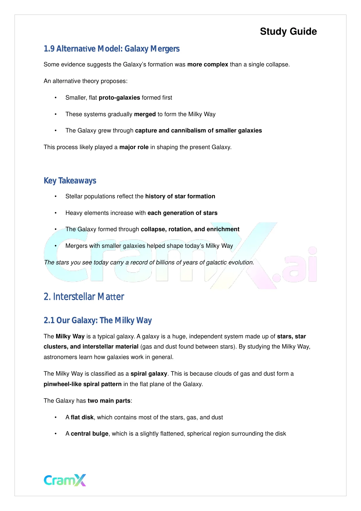 Astronomy - The Milky Way Galaxy - Page 4 preview image