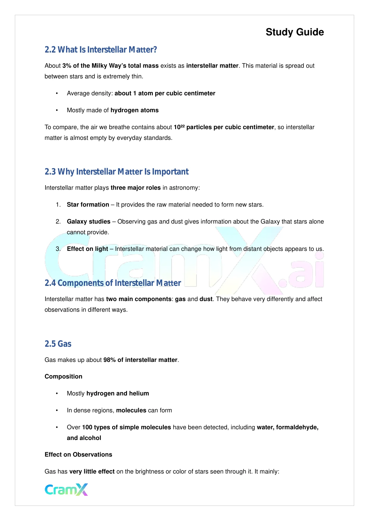 Astronomy - The Milky Way Galaxy - Page 5 preview image