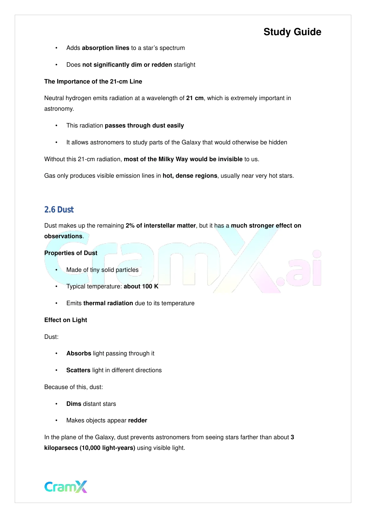 Astronomy - The Milky Way Galaxy - Page 6 preview image