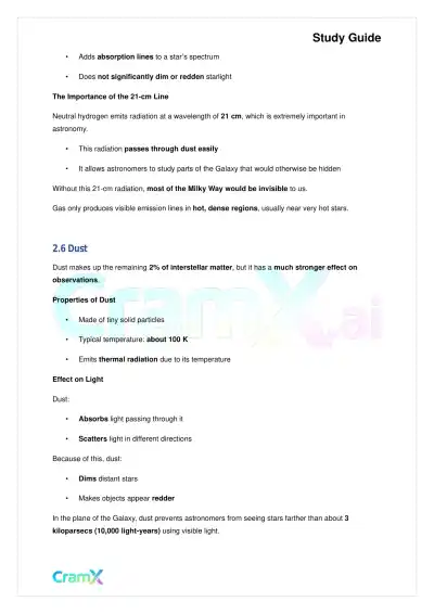 Astronomy - The Milky Way Galaxy - Page 6 preview image