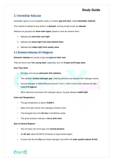 Astronomy - The Milky Way Galaxy - Page 8 preview image