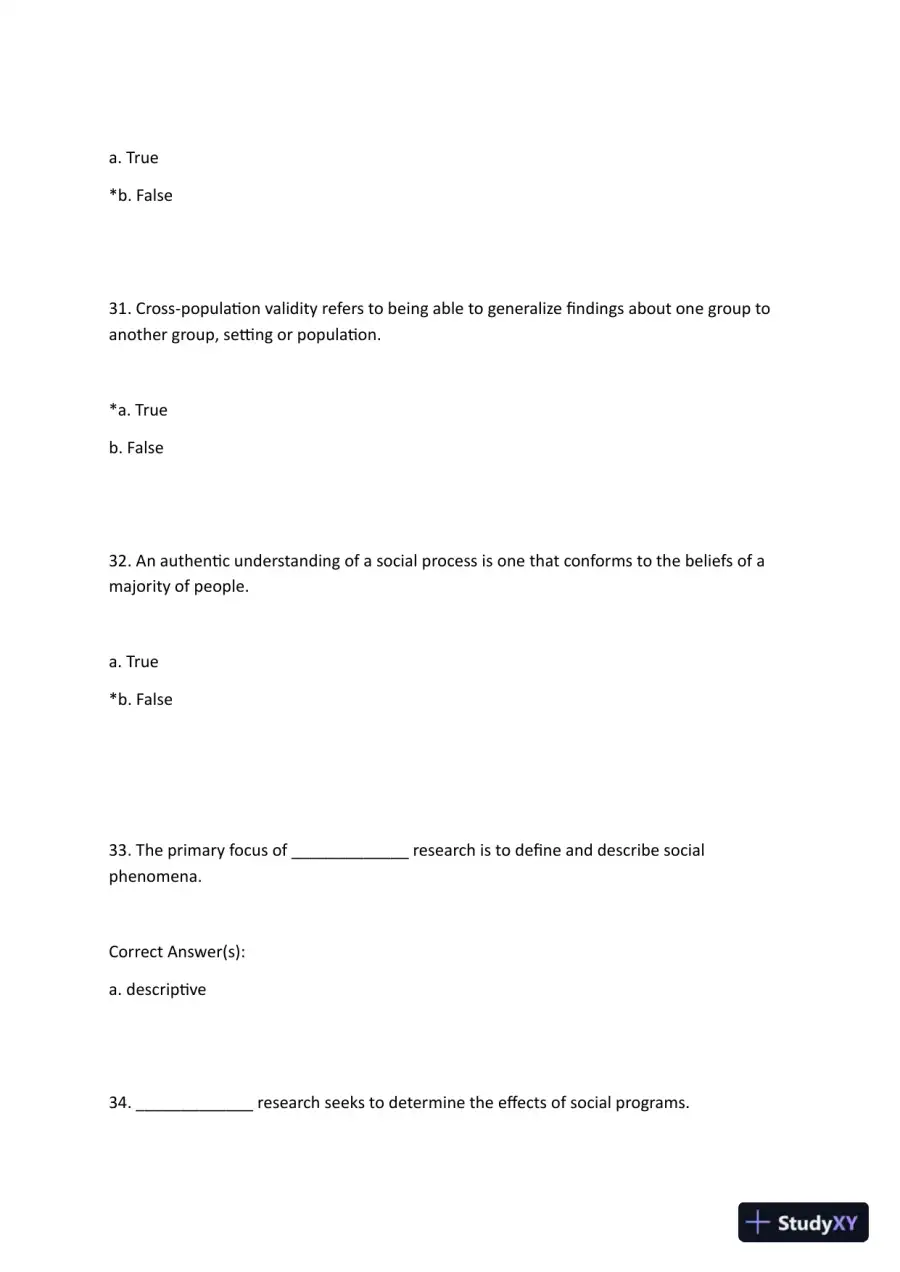 Fundamentals of Research in Criminology and Criminal Justice Third Edition Test Bank, page 11