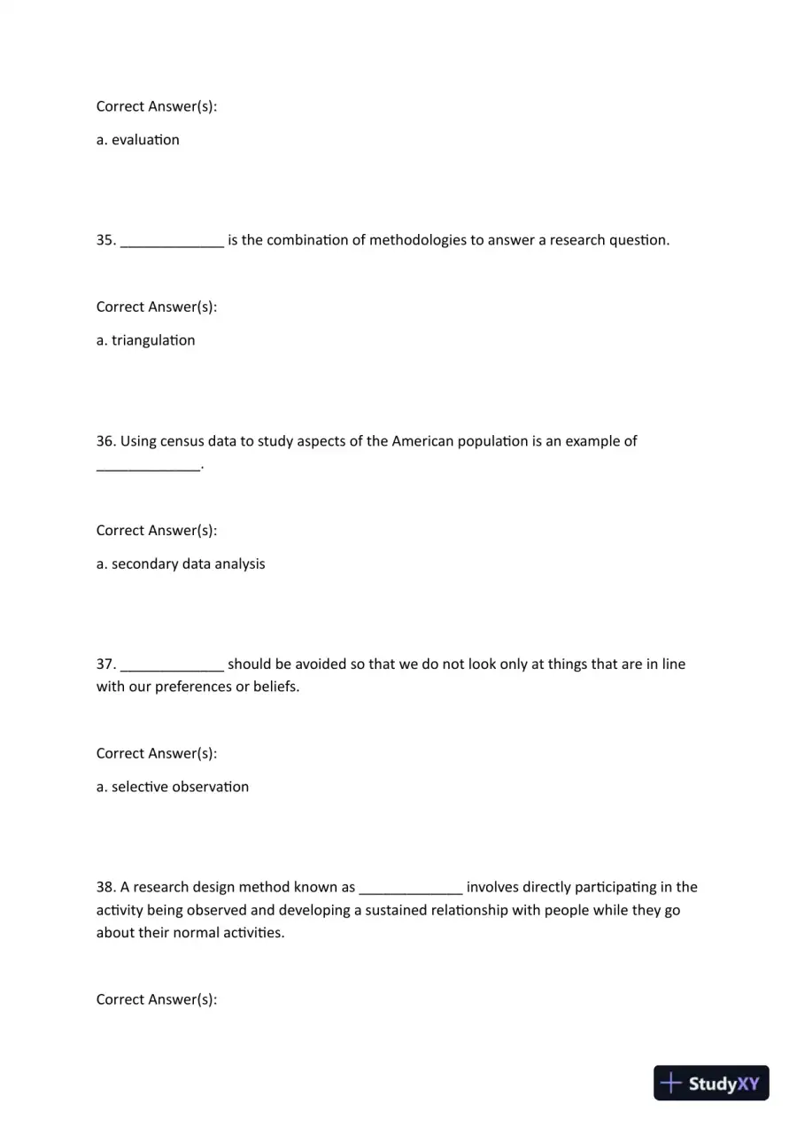 Fundamentals of Research in Criminology and Criminal Justice Third Edition Test Bank, page 12