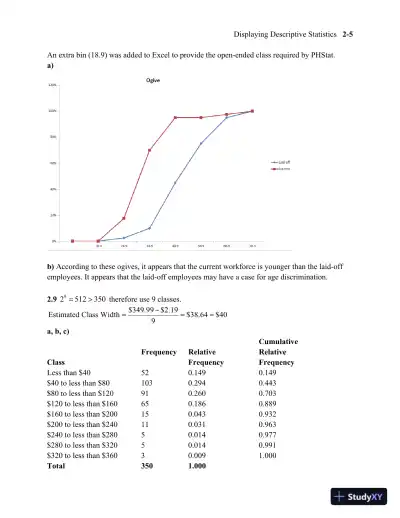 Solution Manual for Business Statistics, 3rd Edition - Page 11 preview image