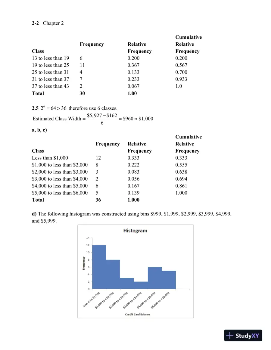 Solution Manual for Business Statistics, 3rd Edition, page 8