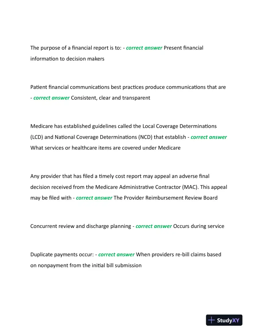 2023 CRCR Health Care Assessment Certification Review Exam With Answers (207 Solved Questions), page 5