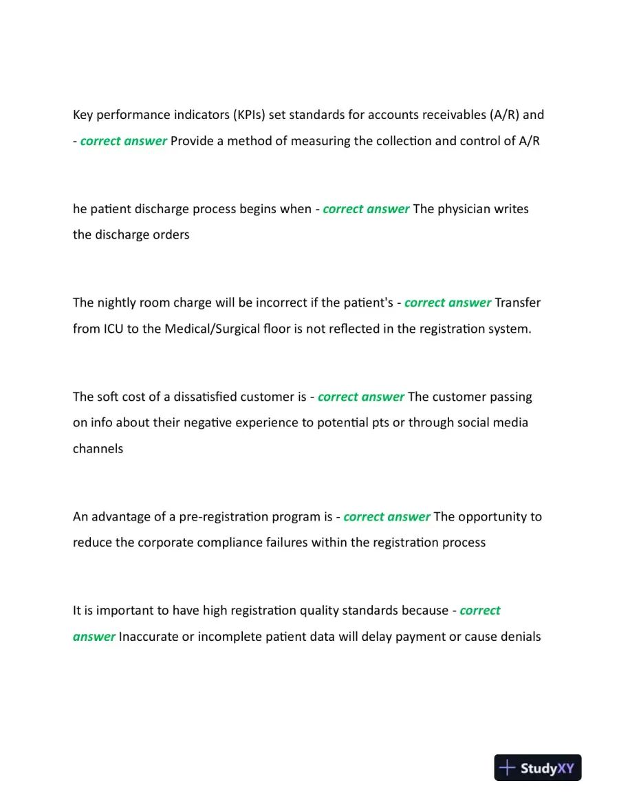 2023 CRCR Health Care Assessment Certification Review Exam With Answers (207 Solved Questions), page 7