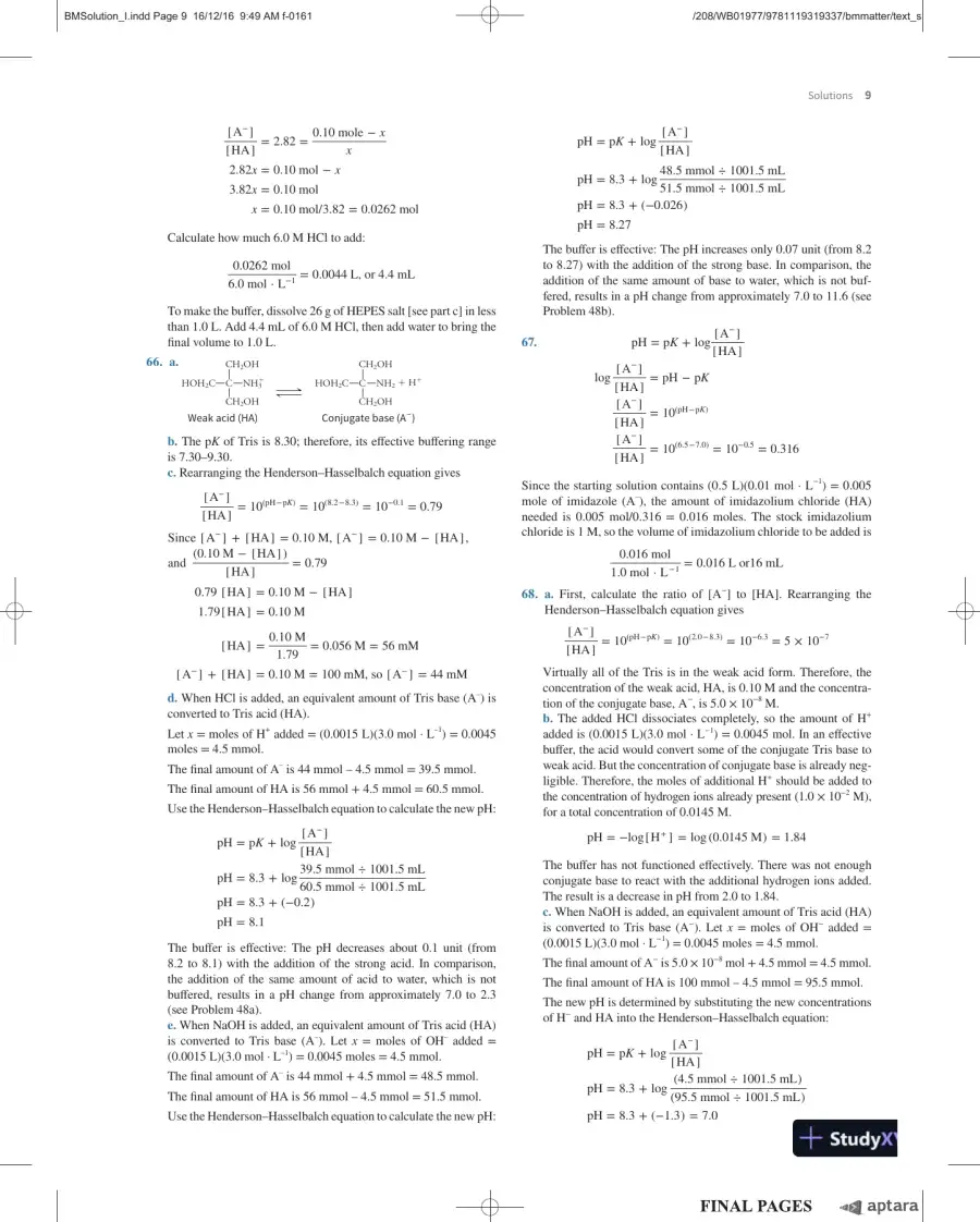 Solution Manual For Essential Biochemistry, 4th Edition, page 10