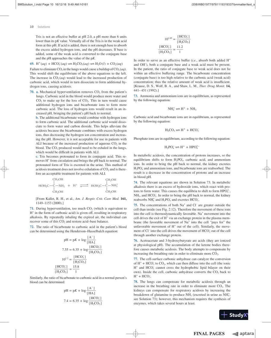 Solution Manual For Essential Biochemistry, 4th Edition, page 11