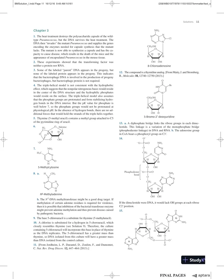 Solution Manual For Essential Biochemistry, 4th Edition, page 12
