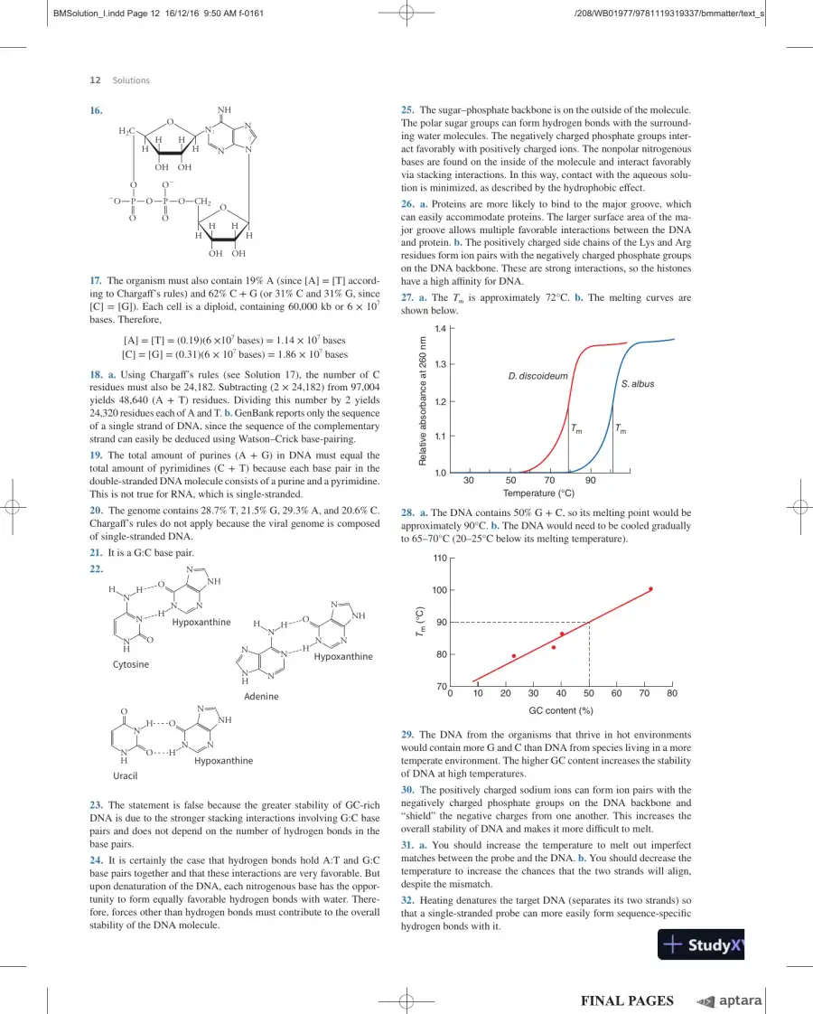 Solution Manual For Essential Biochemistry, 4th Edition, page 13