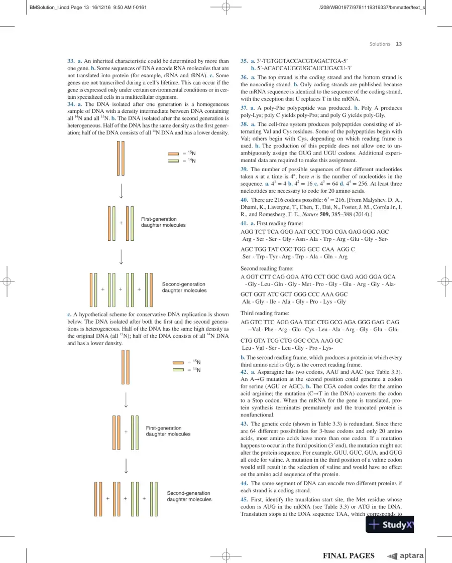 Solution Manual For Essential Biochemistry, 4th Edition, page 14