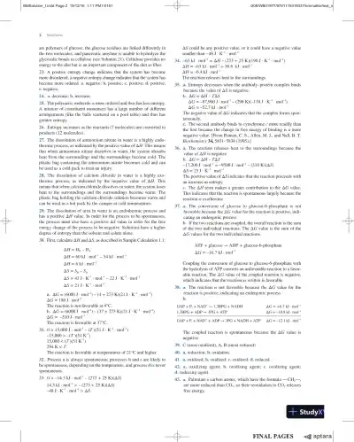 Solution Manual For Essential Biochemistry, 4th Edition - Page 3 preview image