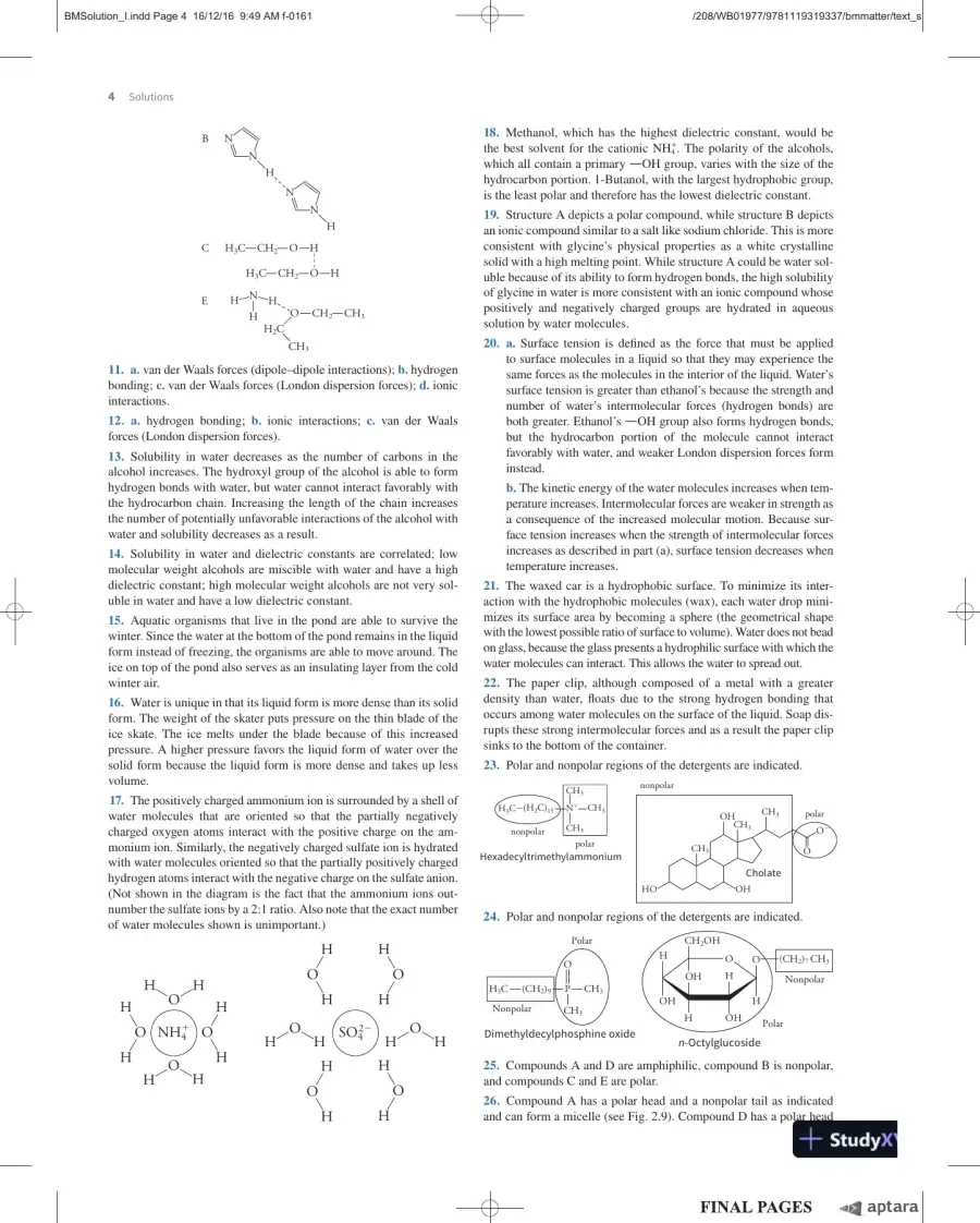 Solution Manual For Essential Biochemistry, 4th Edition, page 5