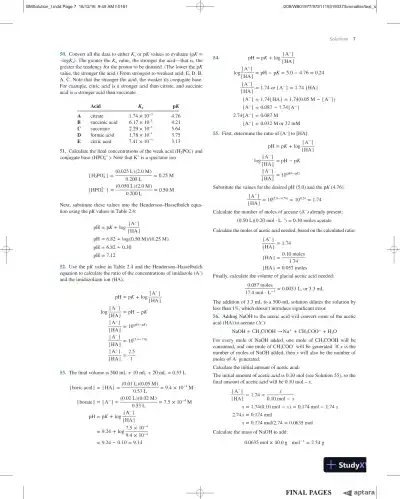 Solution Manual For Essential Biochemistry, 4th Edition - Page 8 preview image