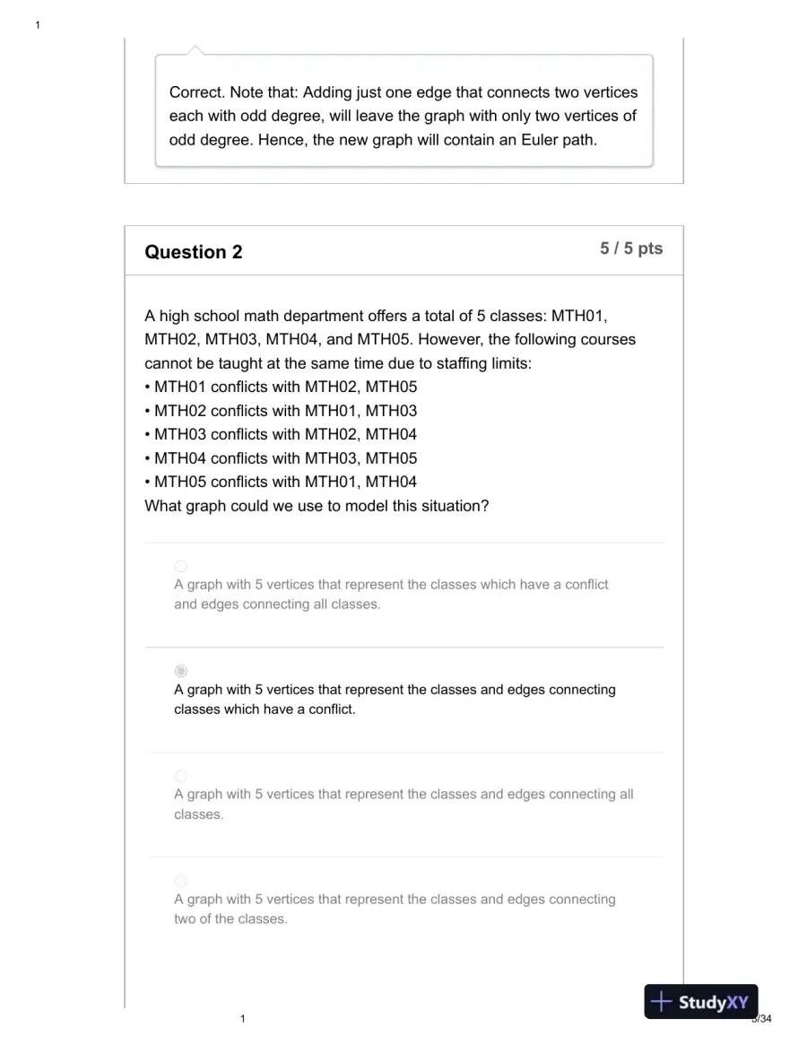 2021 Mathematics Final Exam With Answers (40 Solved Questions), page 4