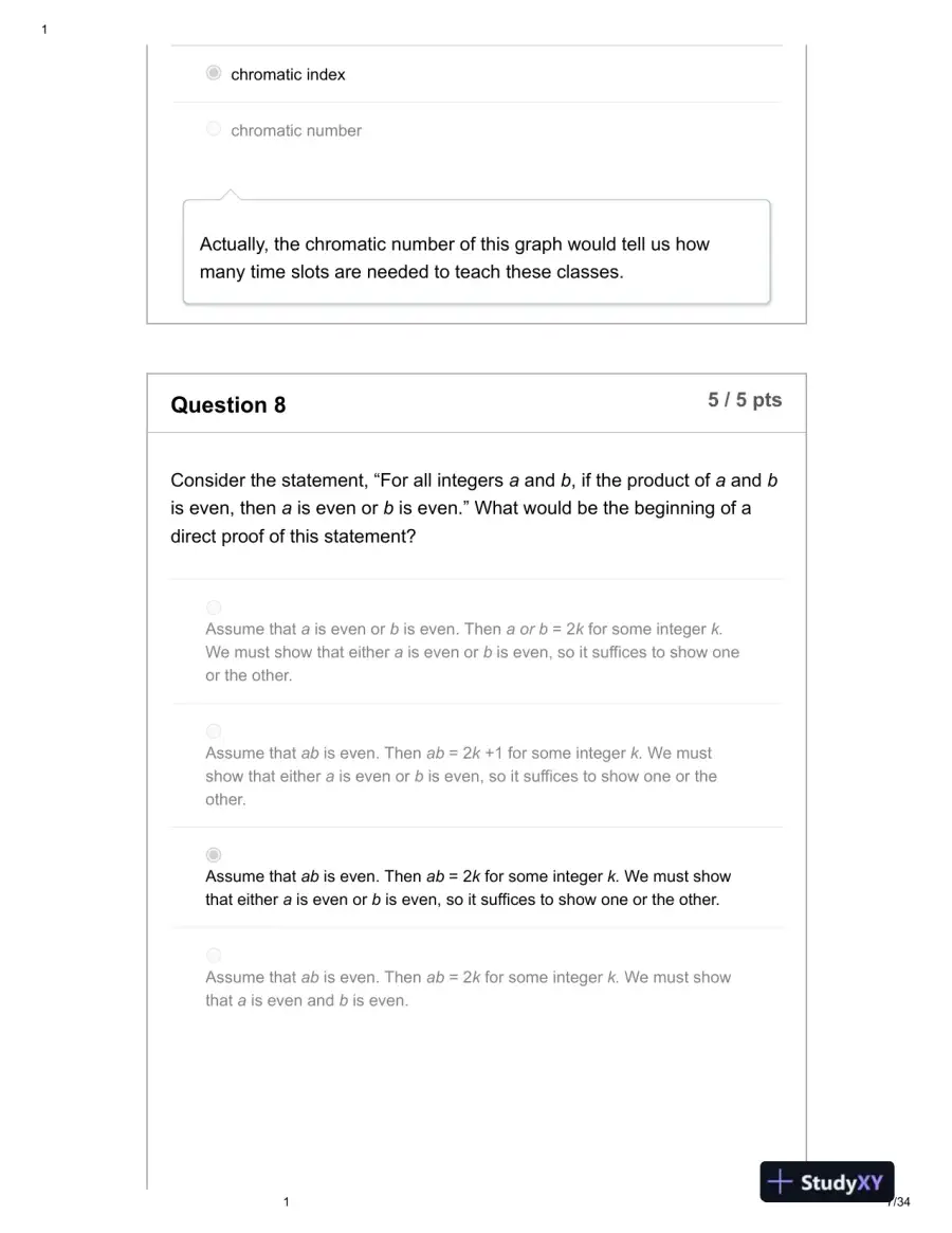 2021 Mathematics Final Exam With Answers (40 Solved Questions), page 8