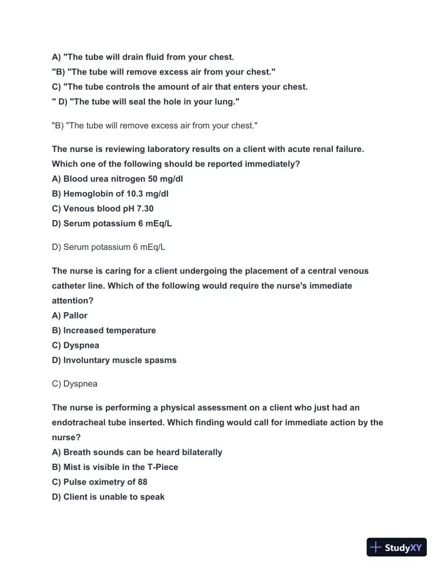 2024-2025 HESI RN Exit Exam with Answers (156 Solved Questions), page 10