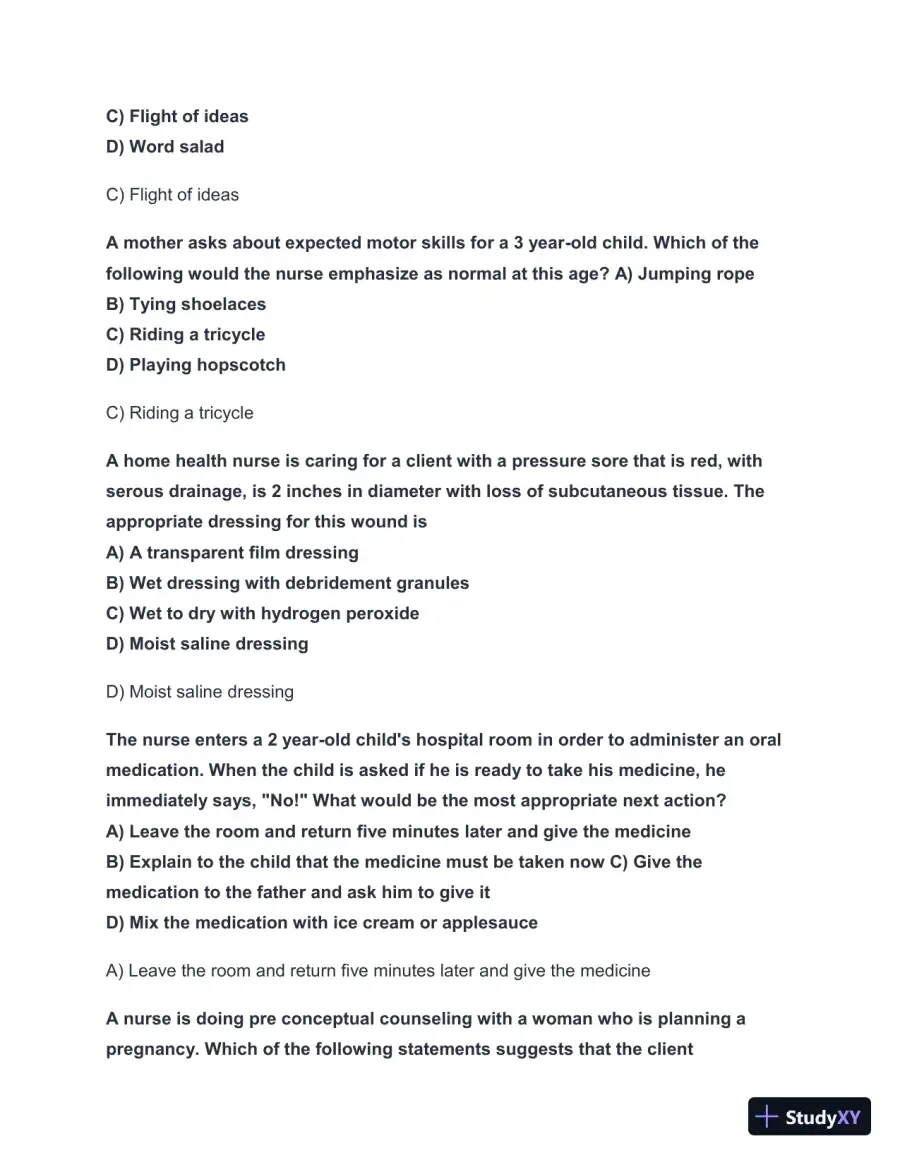 2024-2025 HESI RN Exit Exam with Answers (156 Solved Questions), page 13