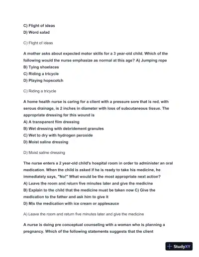 2024-2025 HESI RN Exit Exam with Answers (156 Solved Questions) - Page 13 preview image