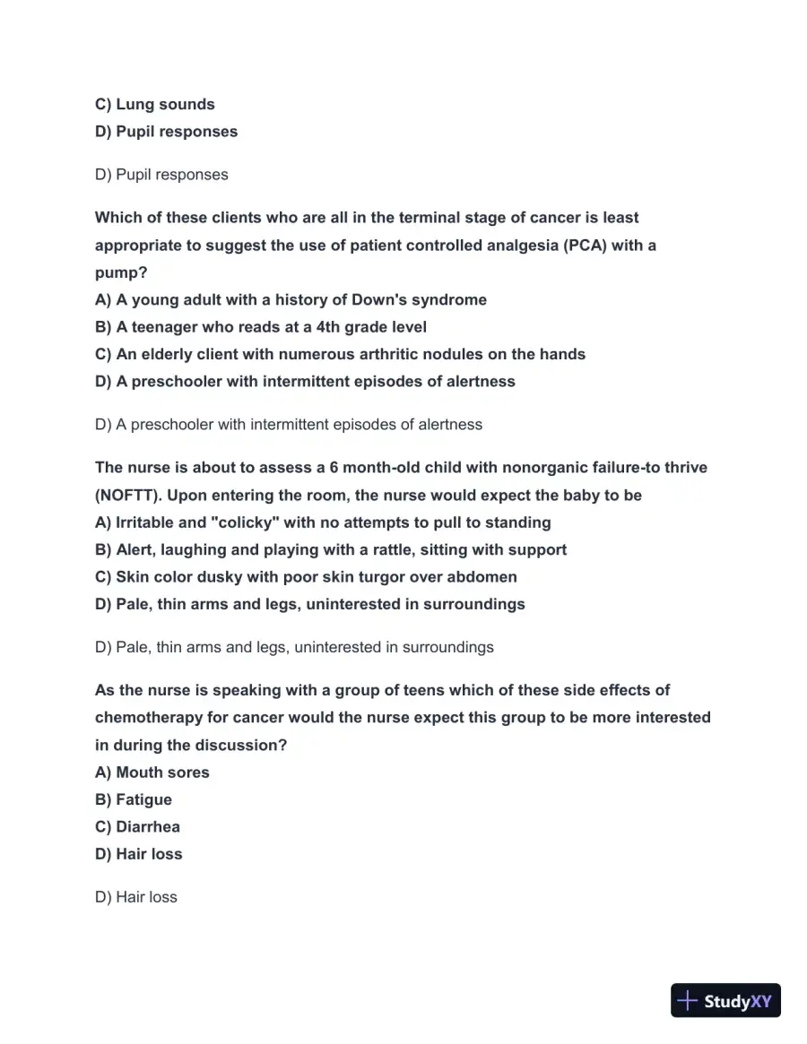 2024-2025 HESI RN Exit Exam with Answers (156 Solved Questions), page 5
