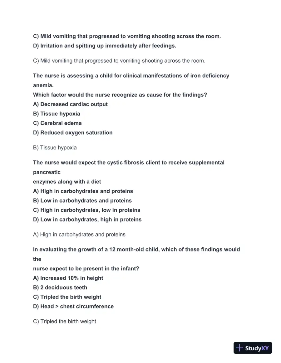 2024-2025 HESI RN Exit Exam with Answers (156 Solved Questions), page 7