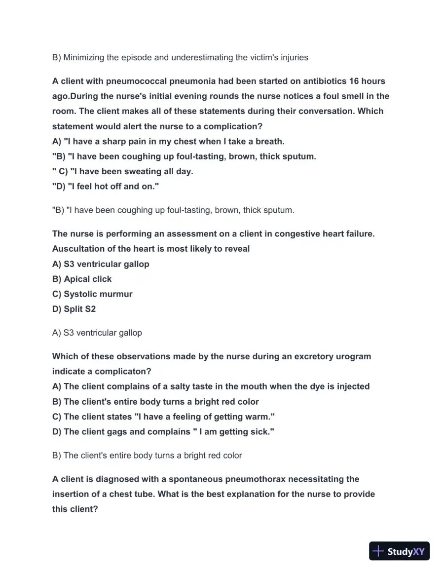 2024-2025 HESI RN Exit Exam with Answers (156 Solved Questions), page 9