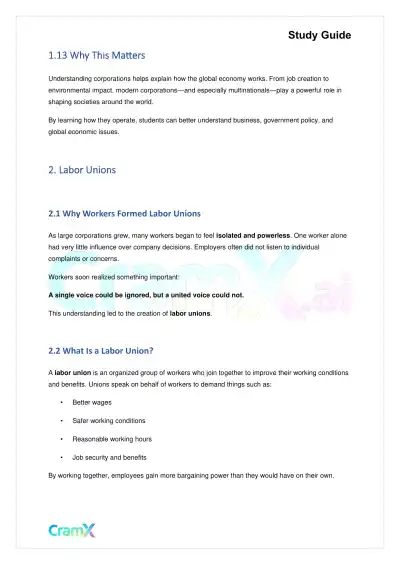 Sociology - Economics and Politics - Page 5 preview image