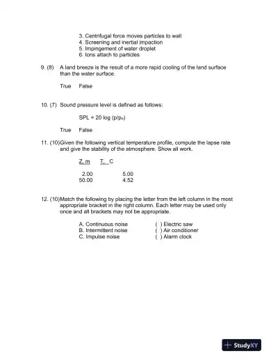 Solution Manual for Introduction to Environmental Engineering, 5th Edition - Page 10 preview image