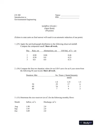 Solution Manual for Introduction to Environmental Engineering, 5th Edition - Page 4 preview image