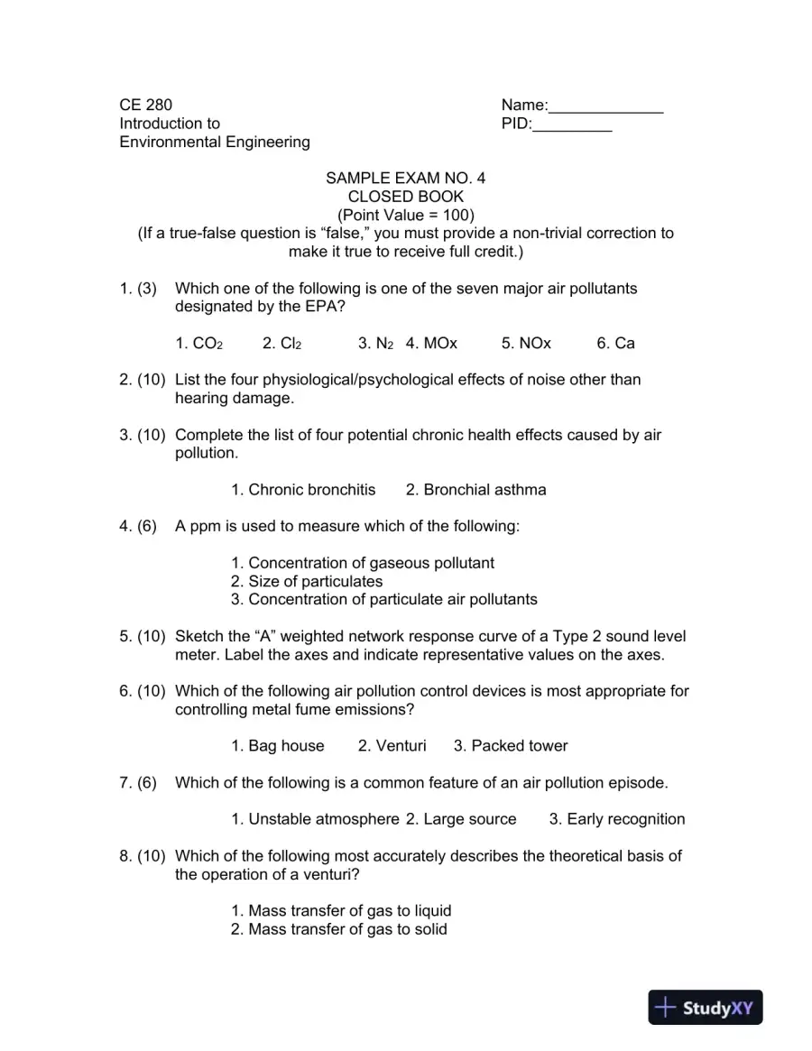 Solution Manual for Introduction to Environmental Engineering, 5th Edition, page 9