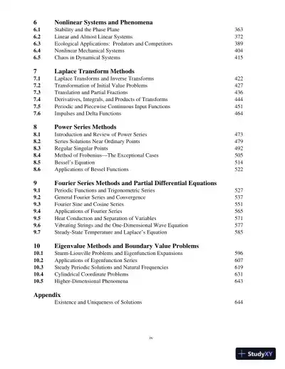 Solution Manual for Differential Equations: Computing and Modeling (Tech Update), 5th Edition - Page 4 preview image