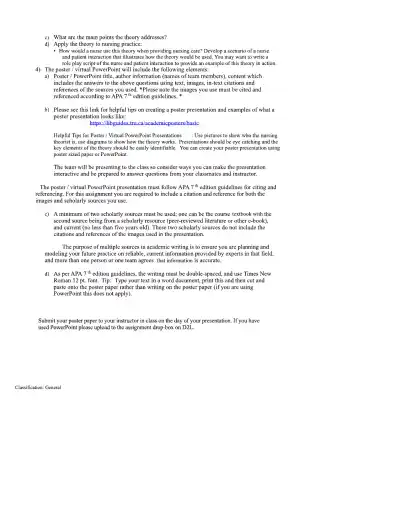 Poster Presentation Assignment Version A - Page 2 preview image