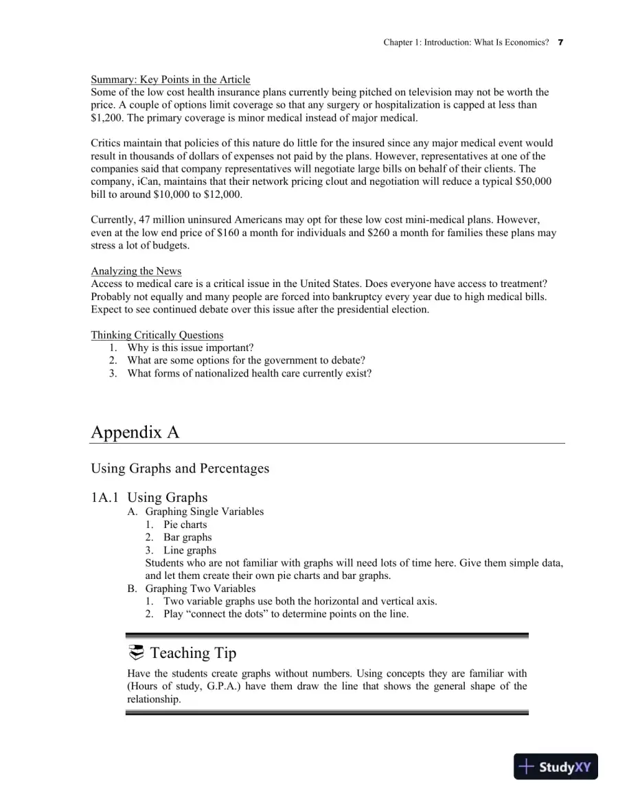 Class Notes for Survey of Economics: Principles, Applications, and Tools, 7th Edition, page 14