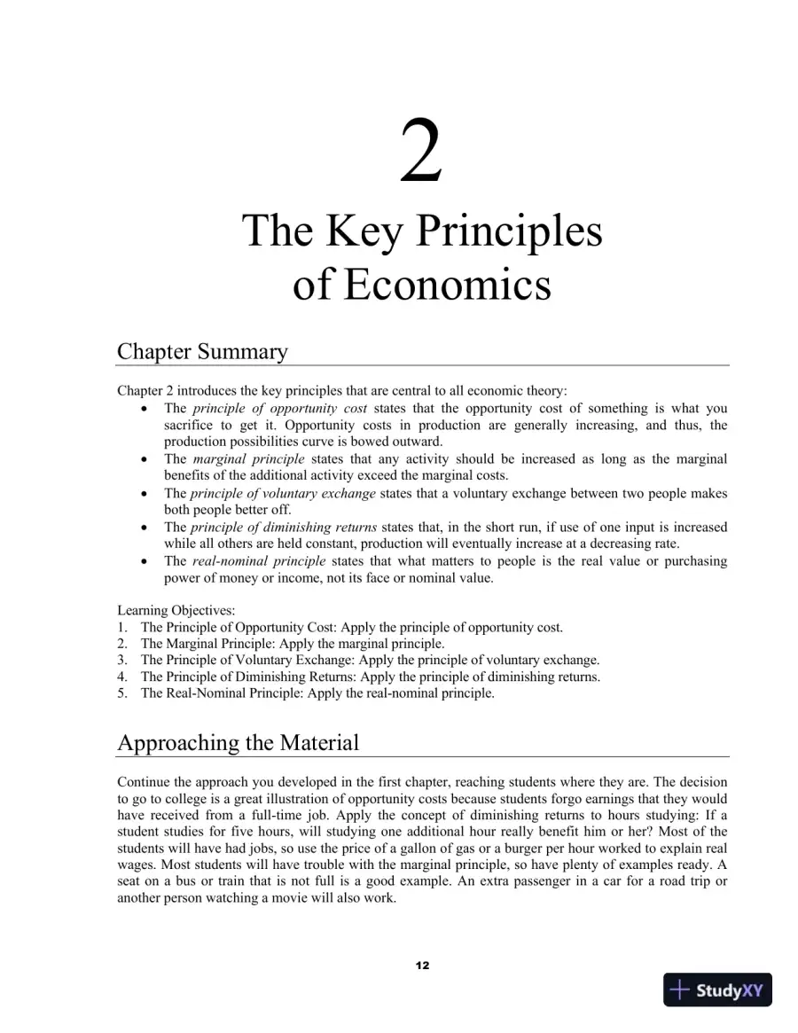 Class Notes for Survey of Economics: Principles, Applications, and Tools, 7th Edition, page 19